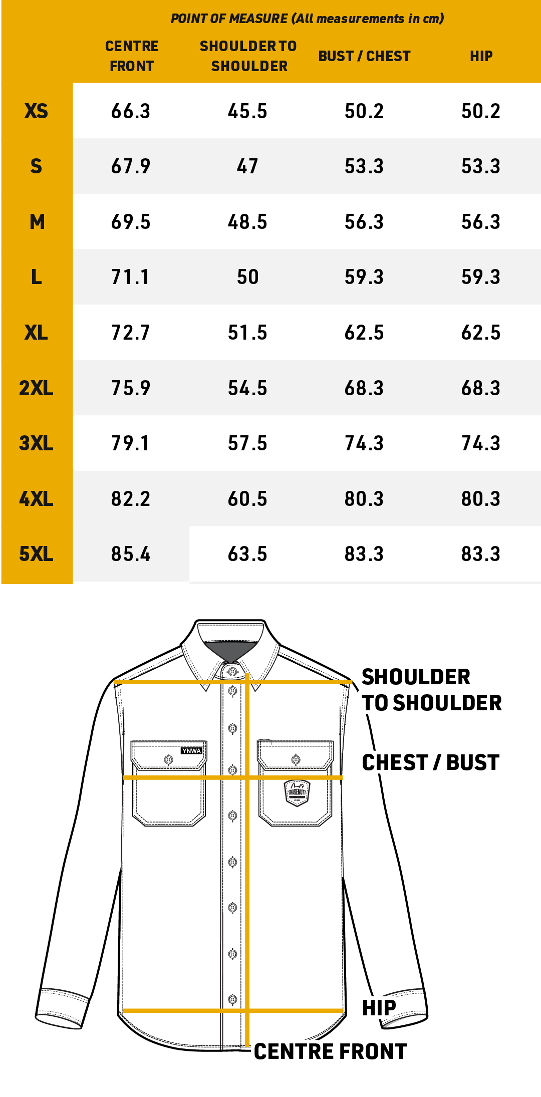 Men's Size Chart