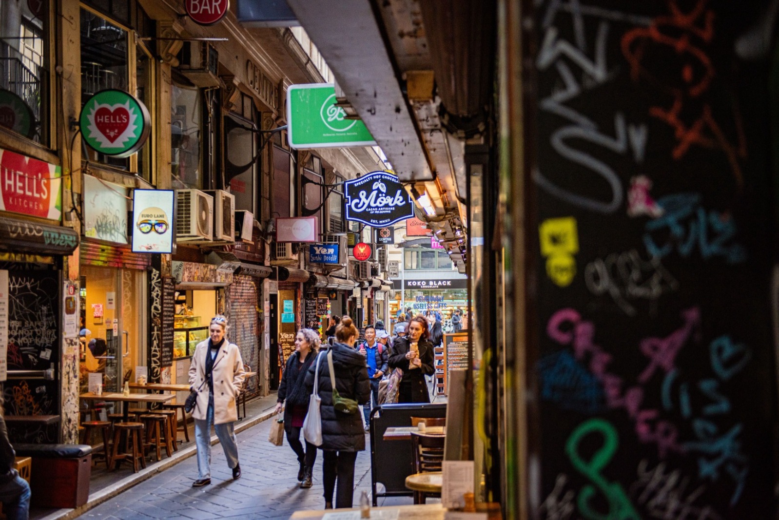 People connecting in a vibrant Brisbane setting