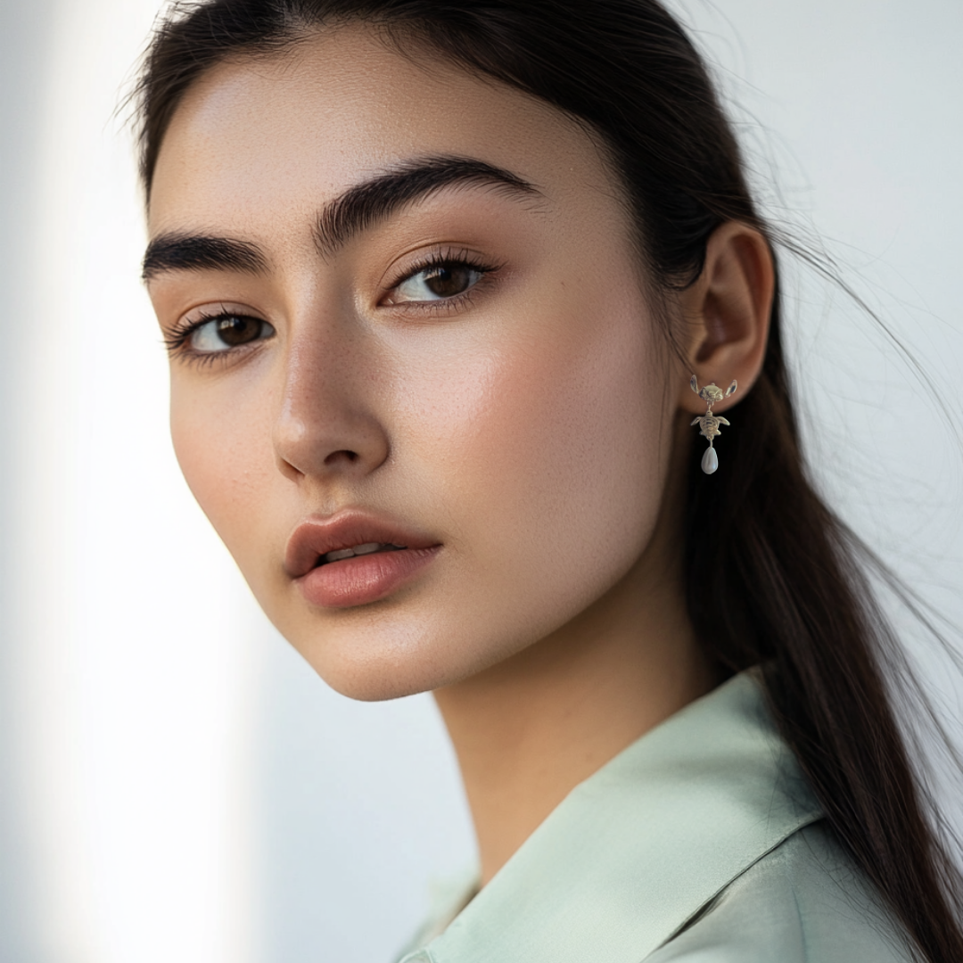 Socials Stitch Drop Earrings studio.png