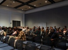 Blood pressure van outside the entrance of the Expo at the Due Drop Events Centre 