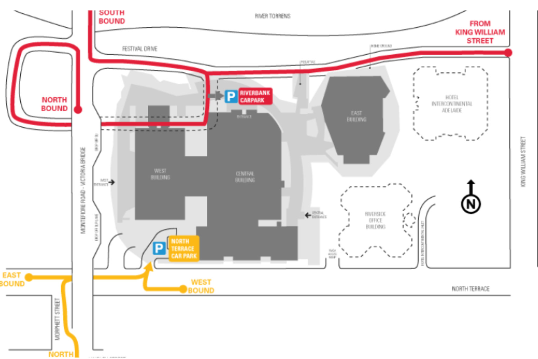 Image of Adelaide Convention Centre Parking Entrances