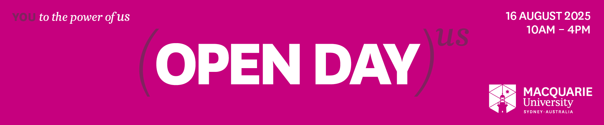 Macquarie University Open Day