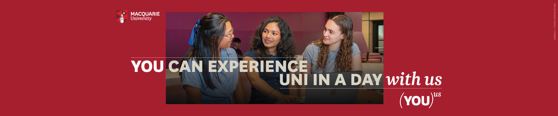 Macquarie University students on campus