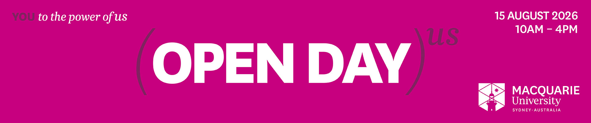 Macquarie University Open Day
