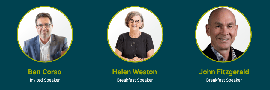 Ben Corso, Helen Weston and John Fitzgerald