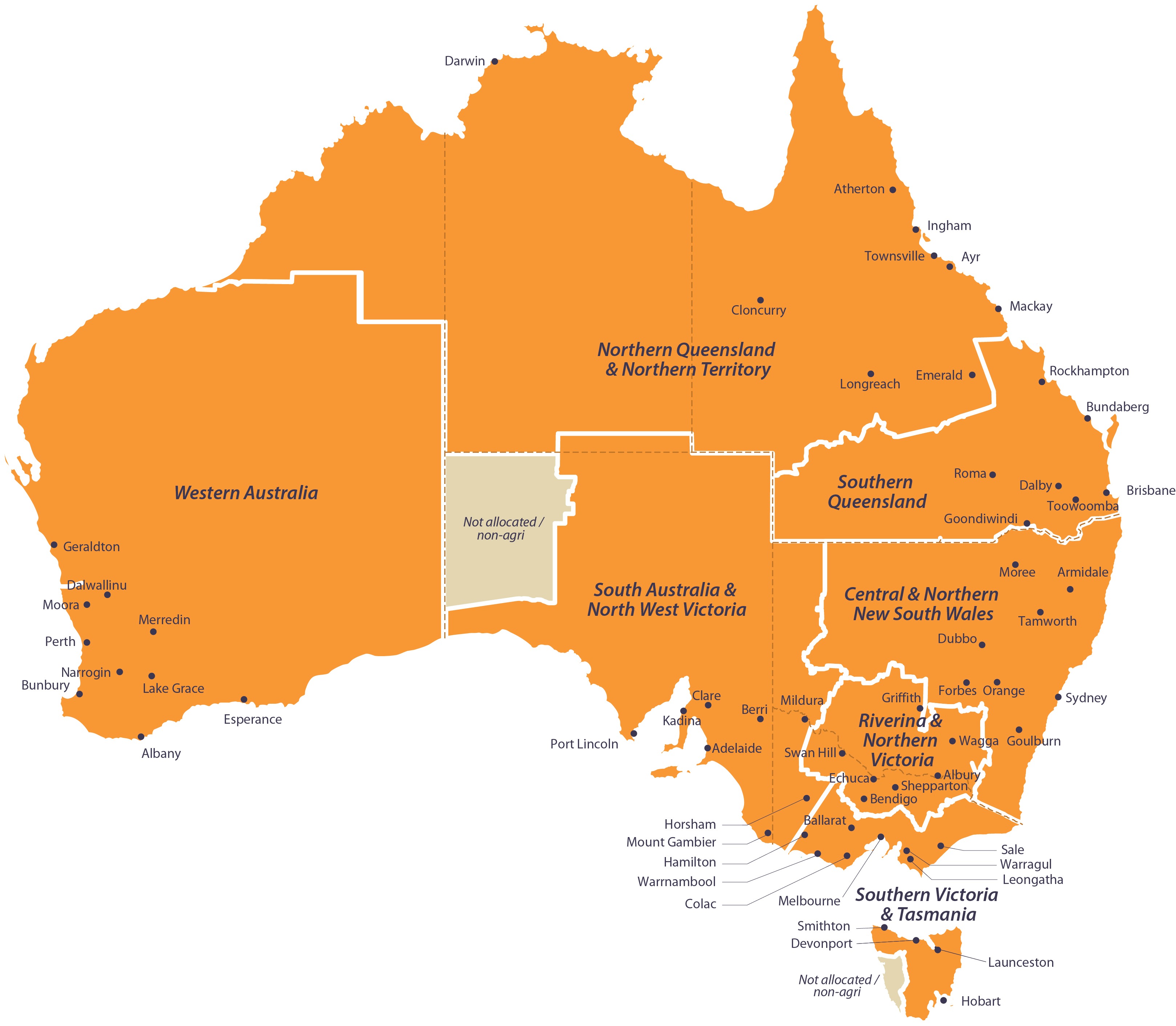 Rabobank Australia Rabobank Branch Map