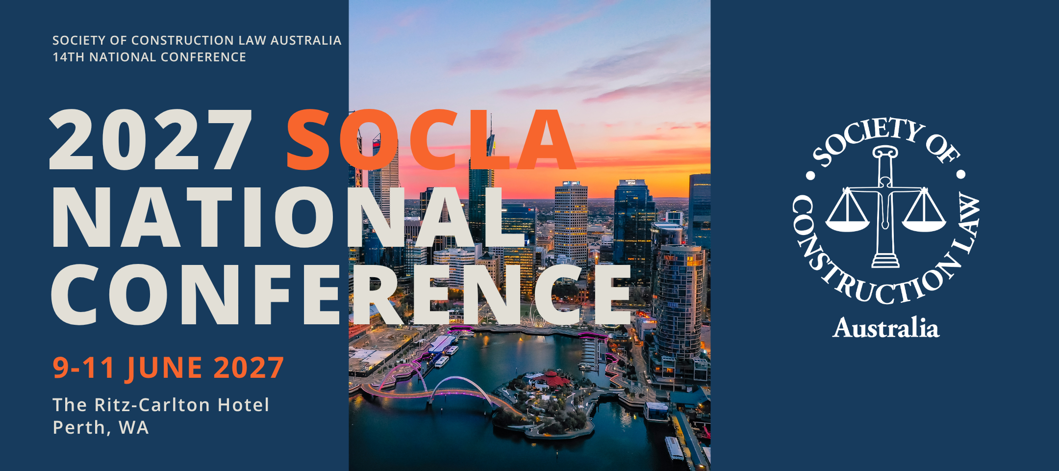 2027 SOCLA National Conference in Perth WA on 9-11 June 2027