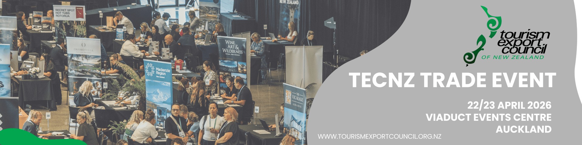 2026 TECNZ Trade Event, 22-23 April, Viaduct Event Centre, Auckland.