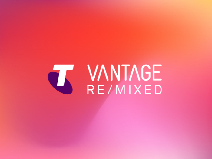 Telstra Vantage Remixed Logo