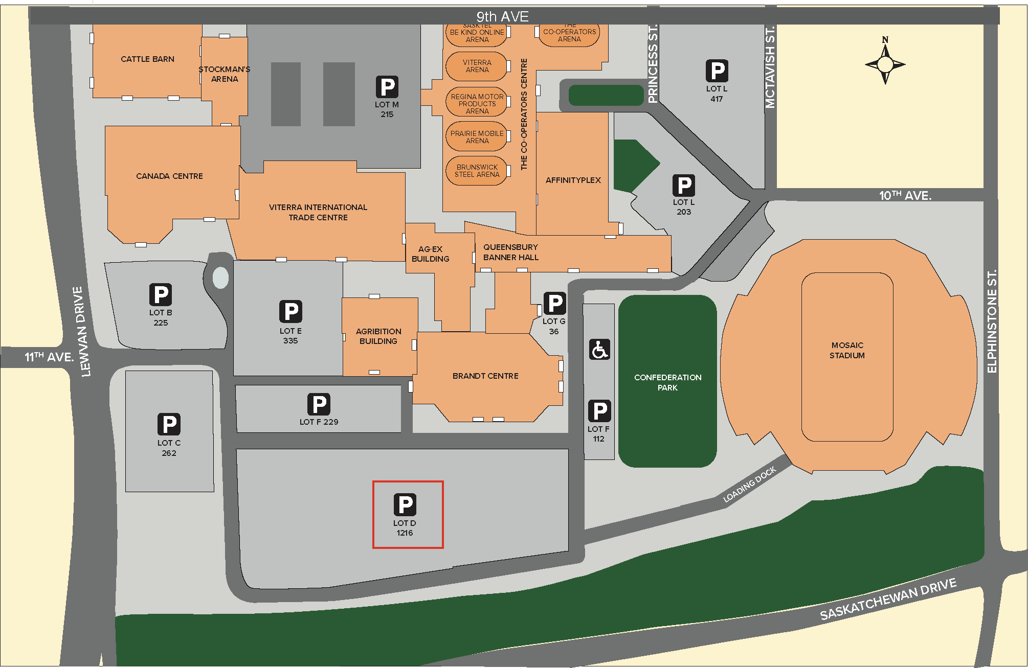 Parking Lot Map