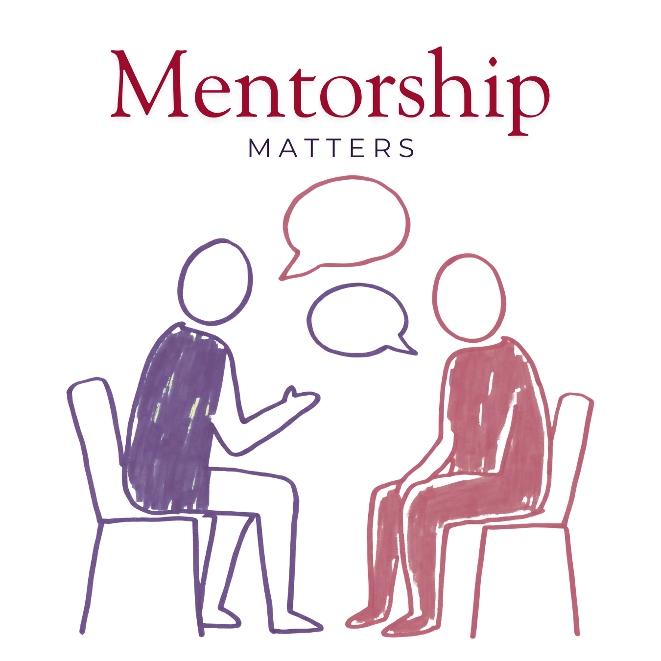 Mentorship matters - two people talking