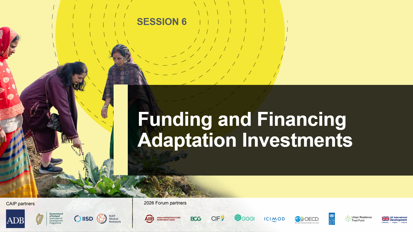 Session 6: Funding and Financing Adaptation Investments