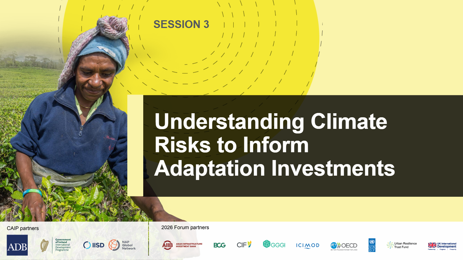 Session 3: Understanding Climate Risks to Inform Adaptation Investments