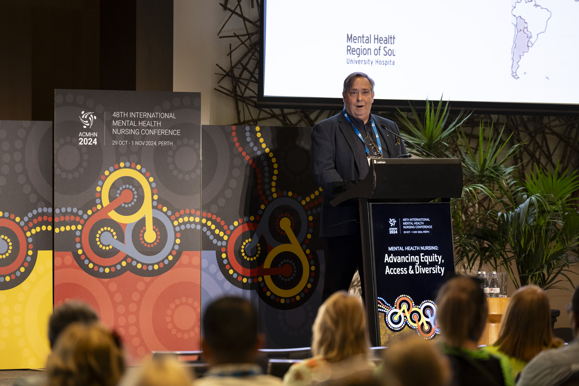 Professor Frederik Alkier Gildberg speaking