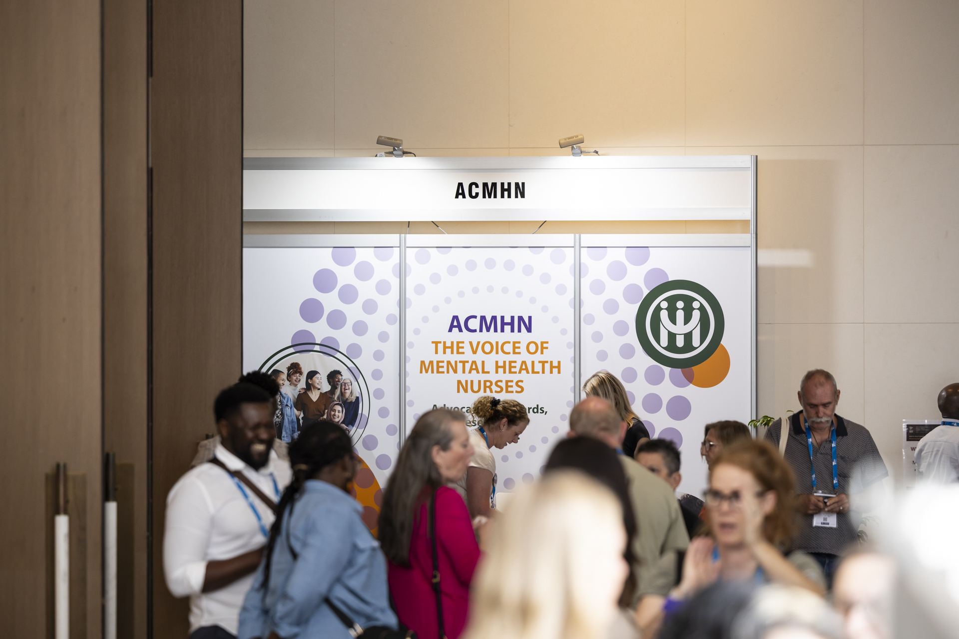 ACMHN exhibition booth.