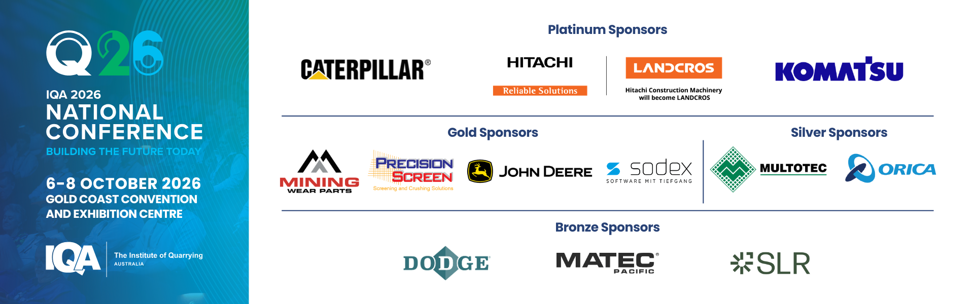 Thank you to our Sponsors