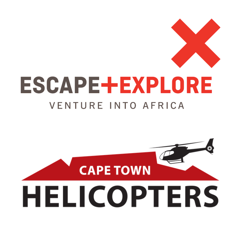 Escape+Explore And Cape Town Helicopters Logo