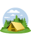 6m x 6m Camping Pitch (includes 16A power)