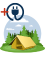 6m x 6m Camping Pitch + Additional 16A Power