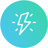 Future trajectory icon