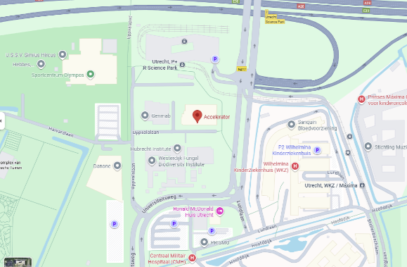 Map to Jaarbeurs