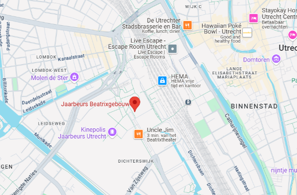 Map to Jaarbeurs