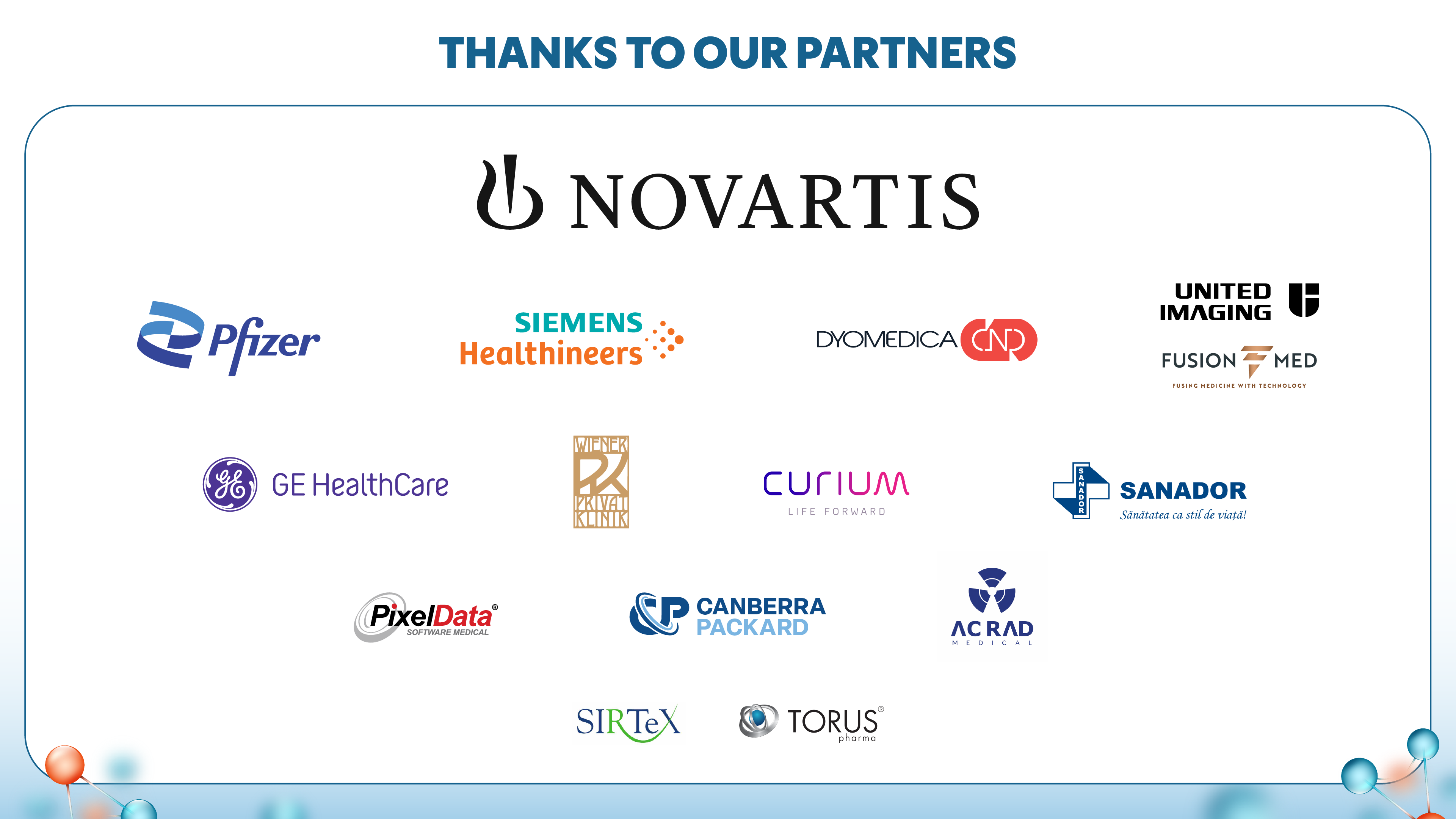 Thanks to our partners