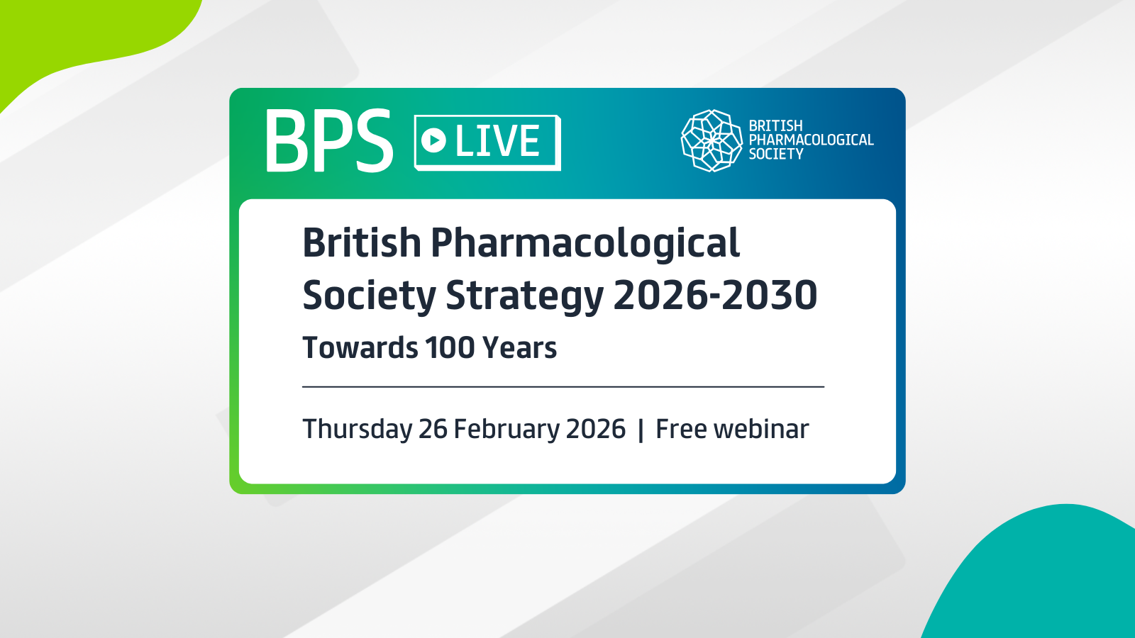 British Pharmacological Society Strategy 2026-2030