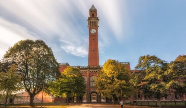 Photo of Old Joe clock tower at the University of Birmingham