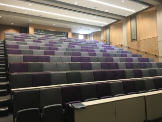 Photo of the Bramall Concert Hall seating