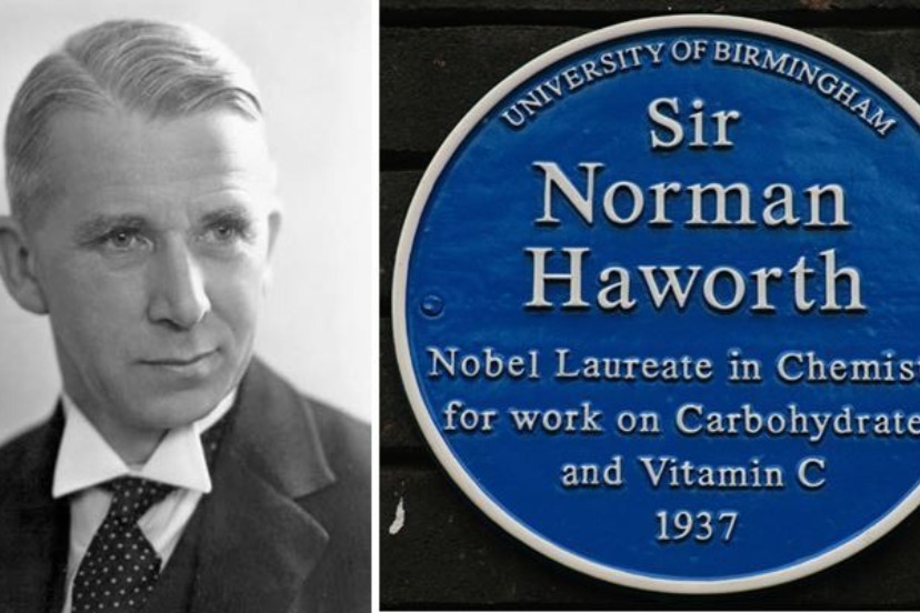 Photo of Sir Norman Haworth's Blue Plaque 