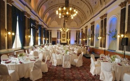 Photo of set up in Banqueting Suite in Council House