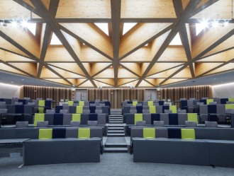 Photo of lecture theatre in the teaching and learning building