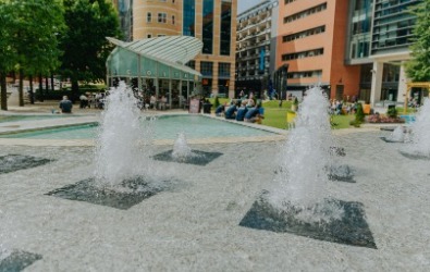 Fountains in Brindleyplace