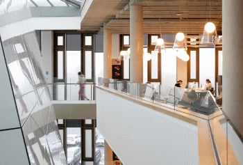 Image of the inside of the Teaching and Learning Centre