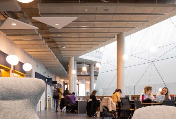 Image of inside the Teaching and Learning Centre, University if Birmingham
