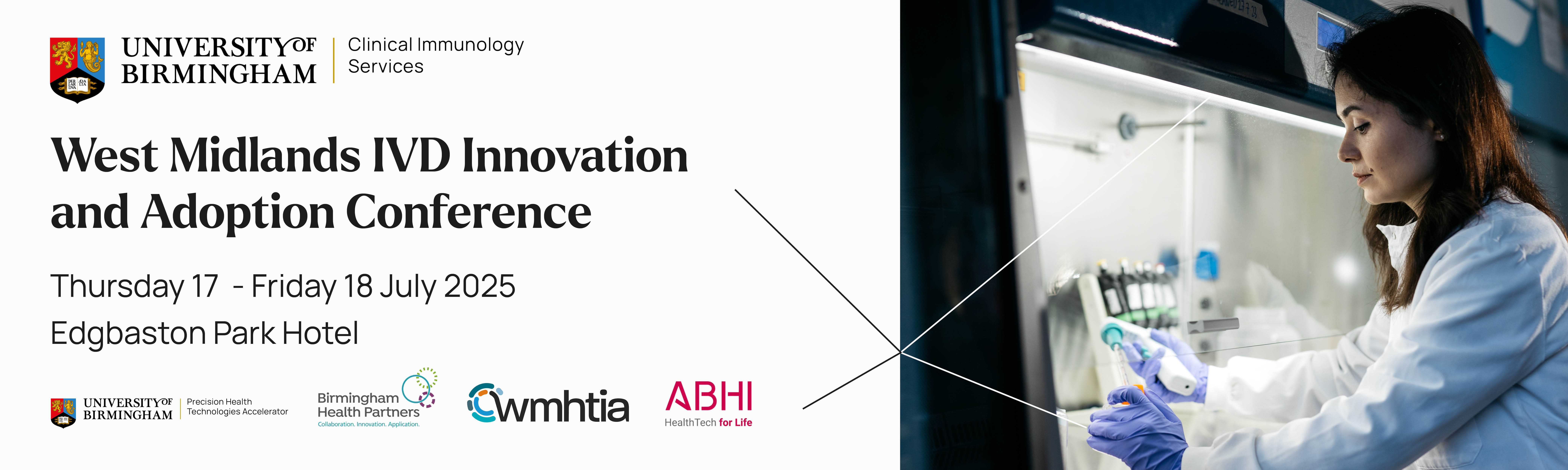 West Midlands IVD Innovation and Adoption Conference Thursday 17 - Friday 18 July 2025 Edgbaston Park Hotel