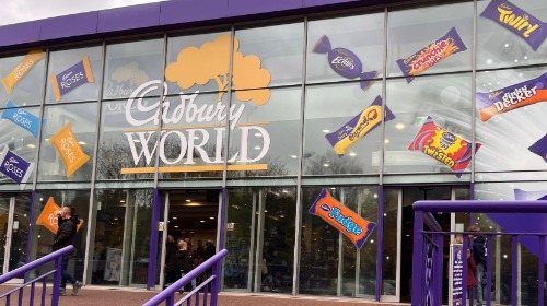 Photo of a Cadbury's World building