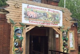Image of the entrance to Birmingham's Wildlife Conservation Park 