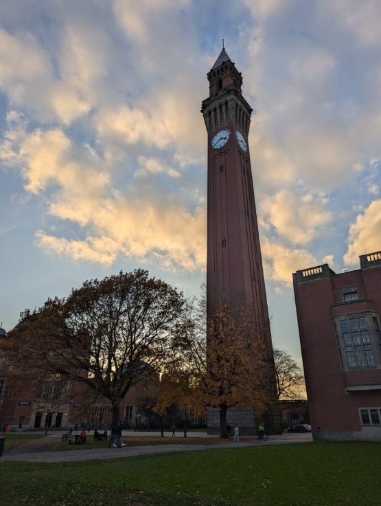 Picture of Old Joe Clock Tower on University of Birmingham campus 