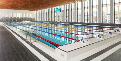 Image of swimming pool at University of Birmingham Sport and Fitness Centre
