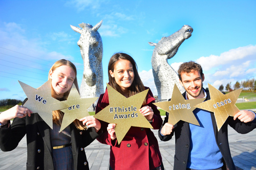 Rising Stars at the Kelpies