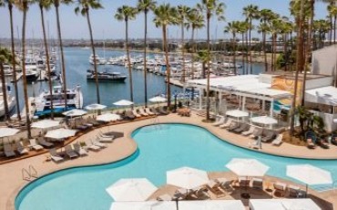 Outdoor Pool and Cabanas