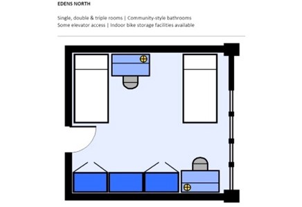 Traditional Dormitory Housing (Edens Hall North)